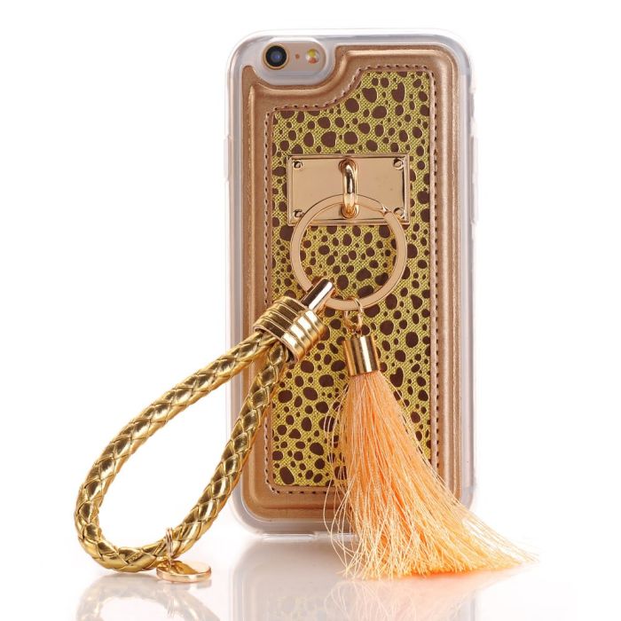 Skal med bygel legopad iPhone 6/6s - Guld IPHN6-FDRG-G