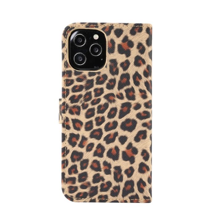 Plånboksfodral — iPhone 12 Pro Max — Leopard 