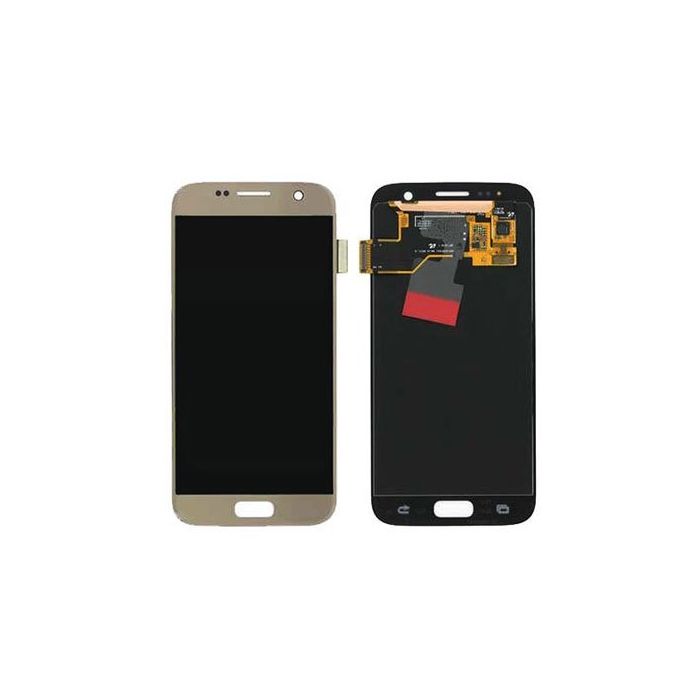 Skärm Samsung Galaxy S7 original Guld