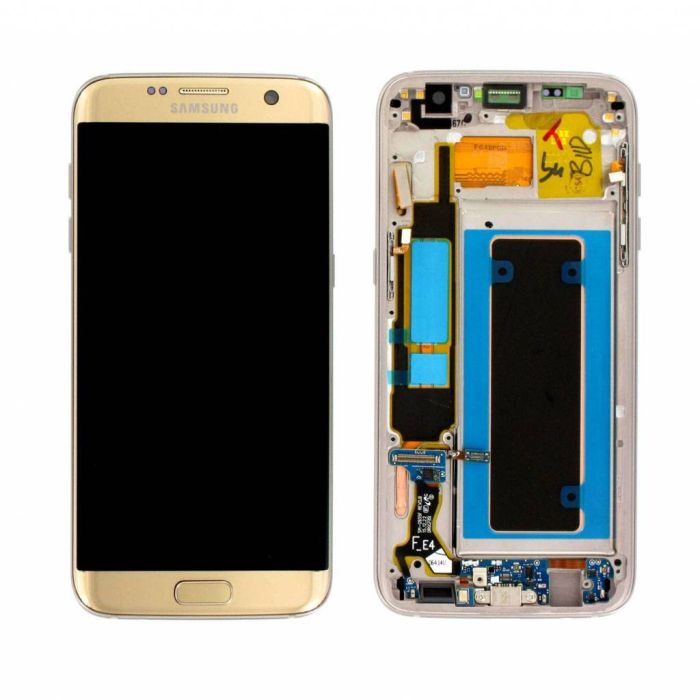 Skärm Samsung Galaxy S7 Edge  original Guld