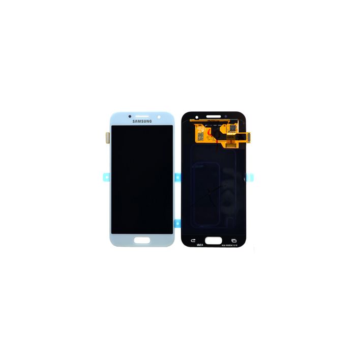 Skärm Samsung Galaxy A3 2017 original Blå