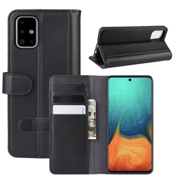 Plånboksfodral till Samsung A71 Svart