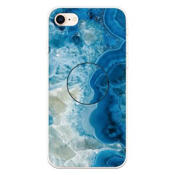 Skal - iPhone 6/6S/7/8/SE2 - TPU Marmorlack Blå