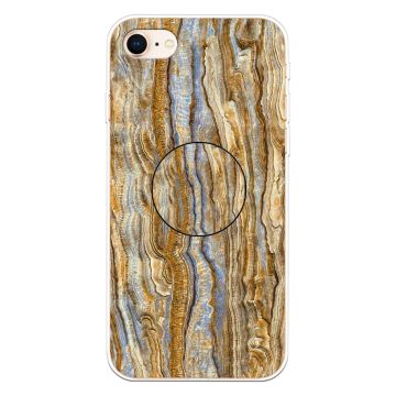 Skal - iPhone 6/6S/7/8/SE2 - TPU Marmorlack Brun
