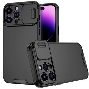 Skal iPhone 14 Pro Max med skjutbart kameraskydd (