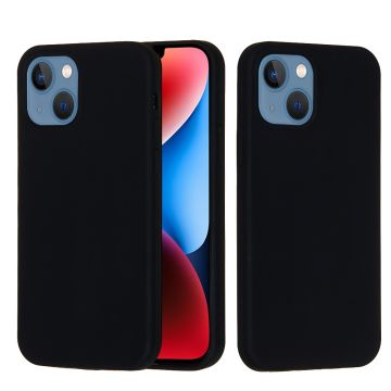 Skal iPhone 15 Plus silikonfodral (svart)