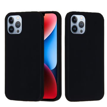 Skal iPhone 15 Pro silikonfodral (svart)