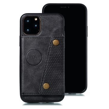 Skal - iPhone 12 mini - Kortplats Magnetisk Svart