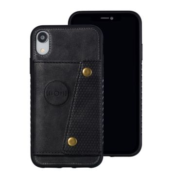 Skal - iPhone XR - Kortplats Magnetisk Svart