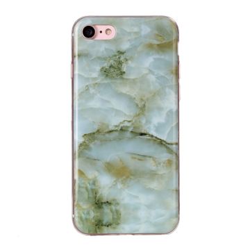 Skal - iPhone 6/6S/7/8/SE2 - TPU Marmor Grön