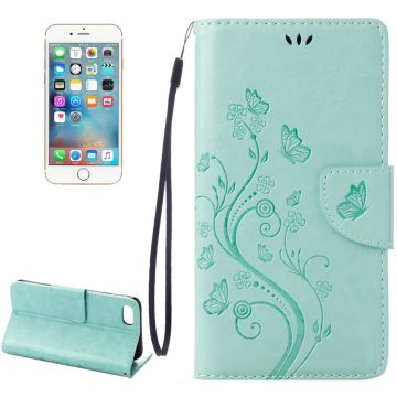 For  iPhone 8 & 7  Pressed Flowers Horizontal Flip