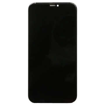 iPhone XR Glas med original display Svart refub.