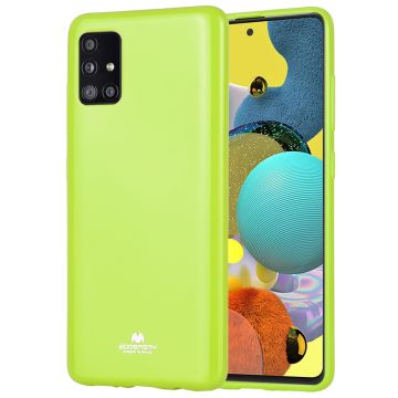 Skal  Samsung Galaxy A51 Silikonskal Lime Grön