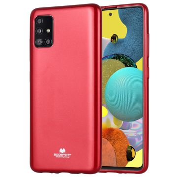 Skal  Samsung Galaxy A51 Silikonskal Röd