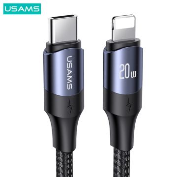 USAMS USB-C - lightning Kabel PD 20W Snabb laddnin