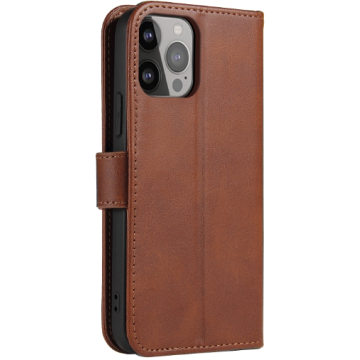 Plånboksfodral till iPhone 14 Pro Brun