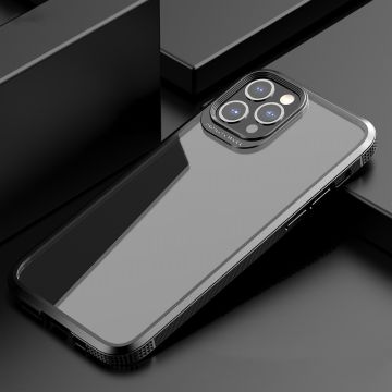 Skal iPhone 12 Pro Max Svart Stötsäker Transparent