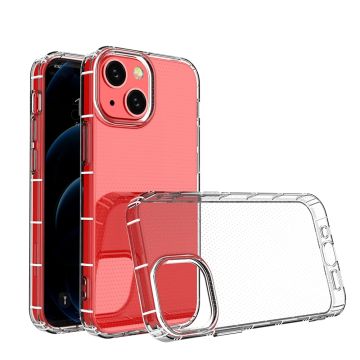 Stötsäkert TPU-fodral med full täckning för iPhone 13 mini (Transparent)