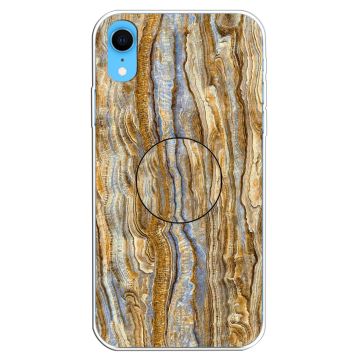 Skal - iPhone XR - TPU Marmorlack Brun