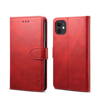 För iPhone 11 GUSSIM Magnetic Horizontal Flip Leat