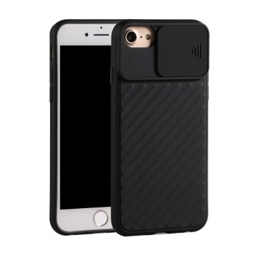 Skal iPhone 7 / 8/ SE 2020 med kamera skydd TPU Sv