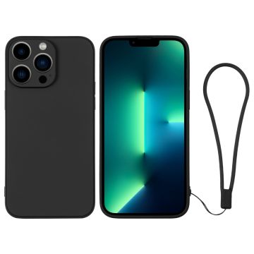 Skal iPhone 13 Pro Max Silikon med handledsrem (sv