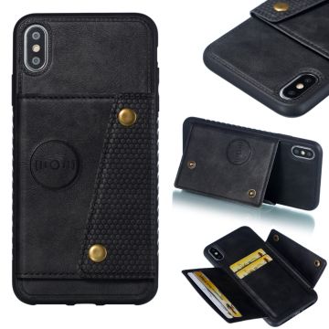 Skal - iPhone XS MAX - Kortplats Magnetisk Svart