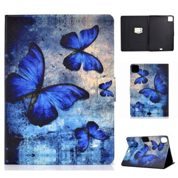 Fodral iPad PRO 11 / Air 2020 10.9 - Fjäril Blå Re