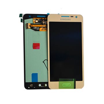 Skärm Samsung Galaxy A3 original Guld