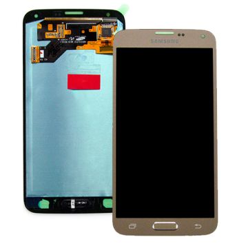Skärm Samsung Galaxy S5 Neo Guld Original