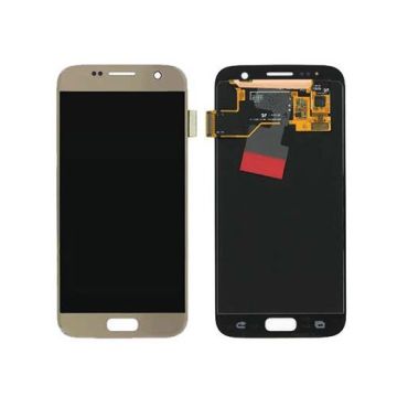Skärm Samsung Galaxy S7 original Guld
