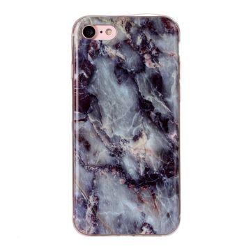 Skal - iPhone 6/6S/7/8/SE2 - TPU Marmor Brun
