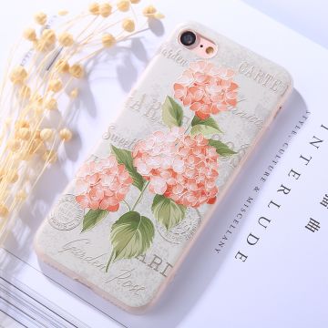 Skal - iPhone 6/6S/7/8/SE2 - TPU Hortensia