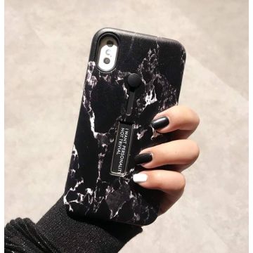 Skal iPhone X/XS - med utskjutbar fingerhållare