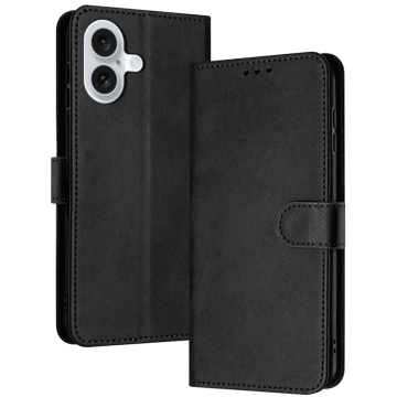 Plånboksfodral till iPhone 16 Plus Svart
