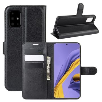 Plånboksfodral till Samsung A51 Svart