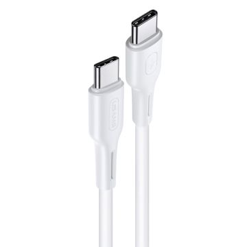 USB-c till USB-c, snabbladdning 1,2m (vit)