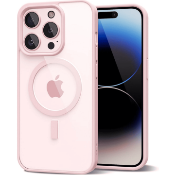 Skal magsafe för iPhone 14 Pro Rosa