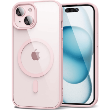Skal magsafe för iPhone 15 Plus Rosa