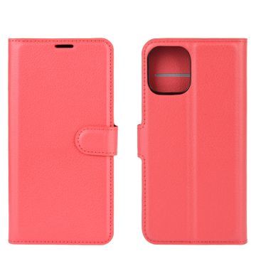Plånboksfodral iPhone 12 Pro Max — Röd