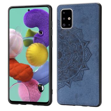 Skal  Samsung Galaxy A51 Mandala Silikontyg Blå