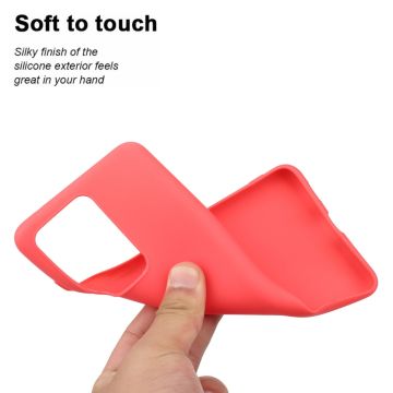 Skal - Samsung Galaxy S20 Ultra Silikonskal Röd