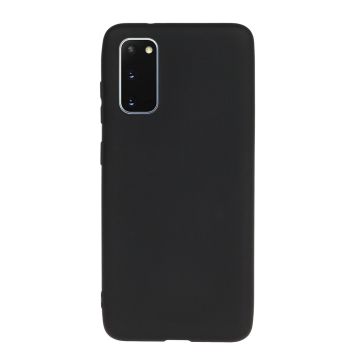 Skal - Samsung Galaxy S20 Silikonskal Svart