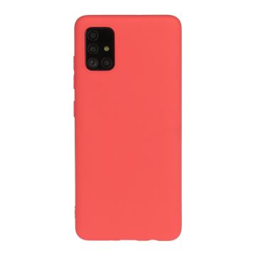 Skal - Samsung Galaxy A51 Silikonskal Röd