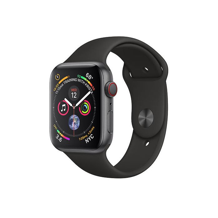 Apple Watch 4 Aluminium 44mm 4G Svart Grade A Apple Watch 4 Aluminium 44mm 4G Svart Grade A