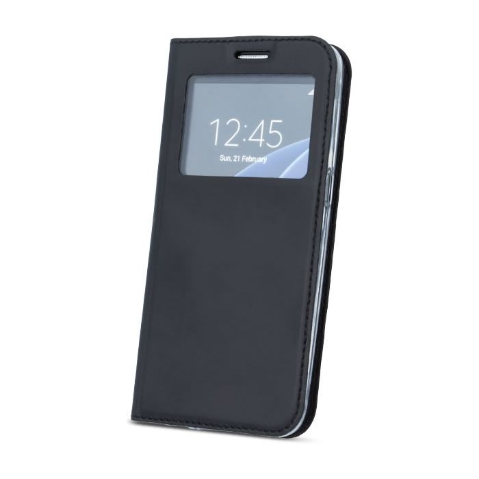 Flipcover med fönster till Samsung S8 Svart Flipcover med fönster till Samsung S8 Svart