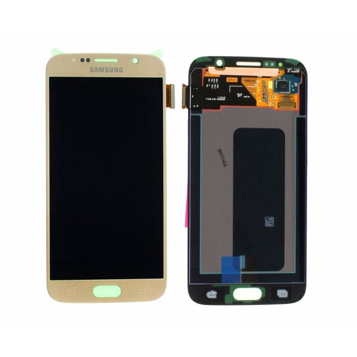 Skärm Samsung Galaxy S6 Guld Original Skärm Samsung Galaxy S6 Guld Original