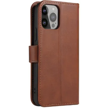 Plånboksfodral till iPhone 14 Pro Brun