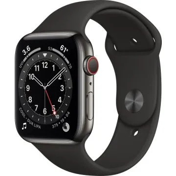 Apple Watch 6 Titanium 44mm eSIM Svart Grade A