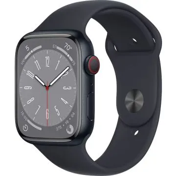 Apple Watch 8 Aluminium 45mm eSIM Svart Grade B